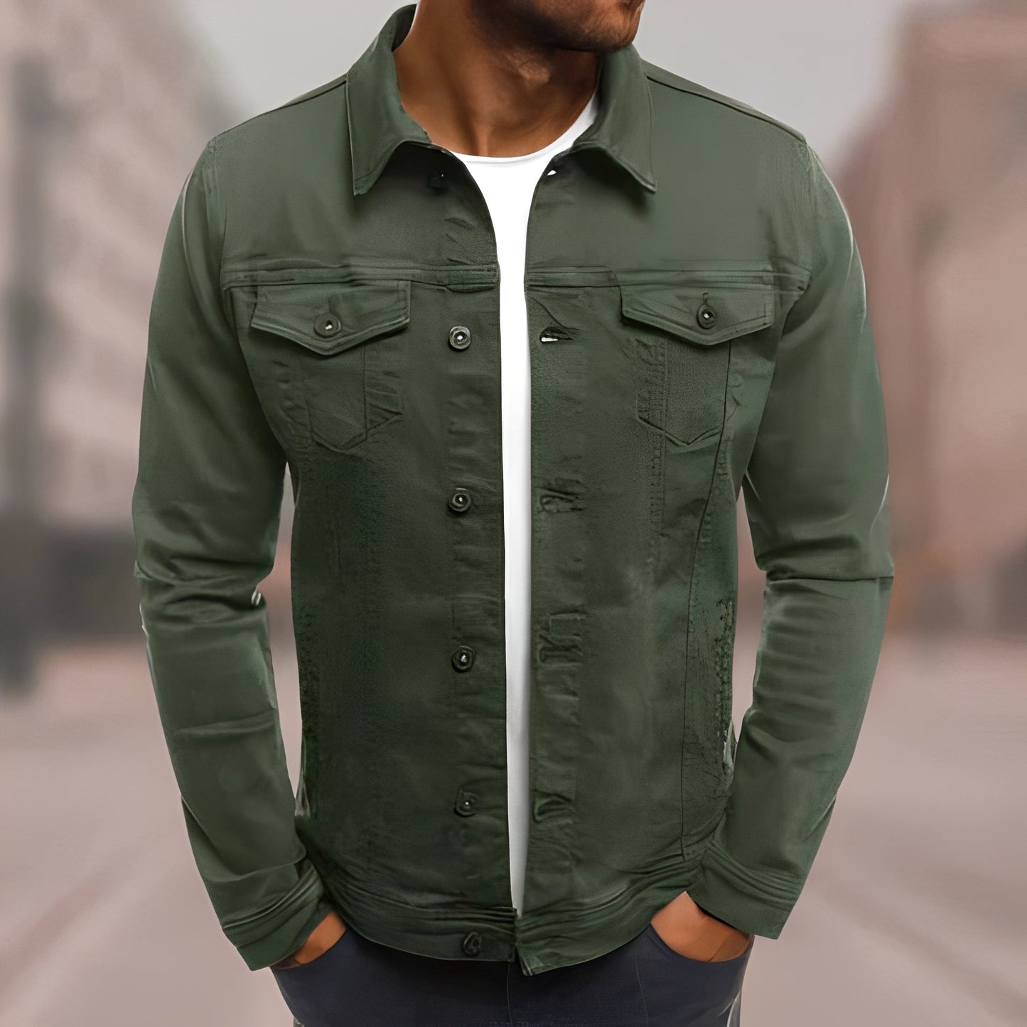 Krix - Komfortable Herren-Denimjacke