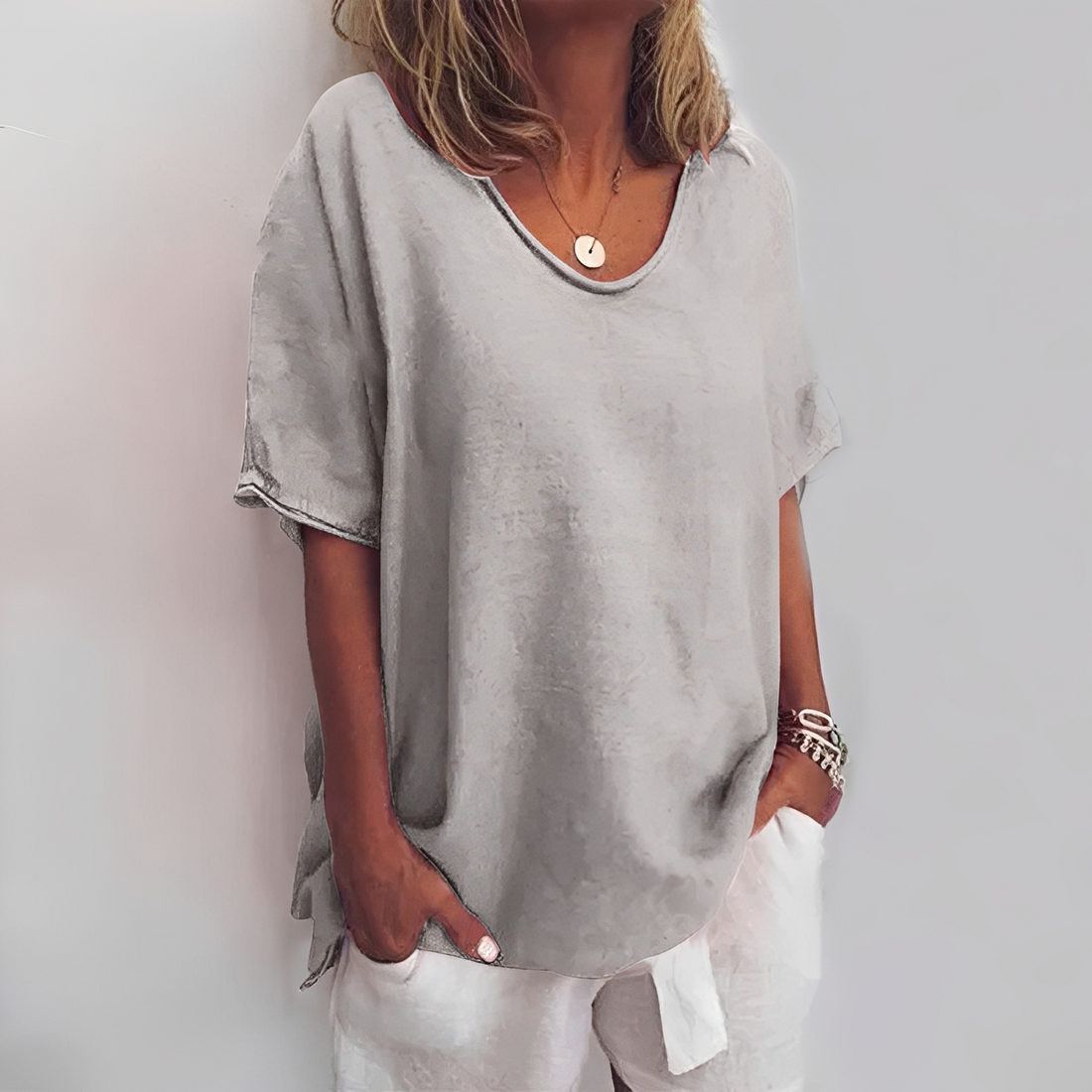 Milany - Lässiges und bequemes Damen-T-Shirt (1 kaufen, 1 gratis)