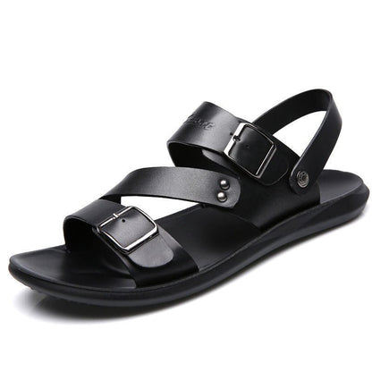 Nathan – Klassische Ledersandalen mit Schnalle