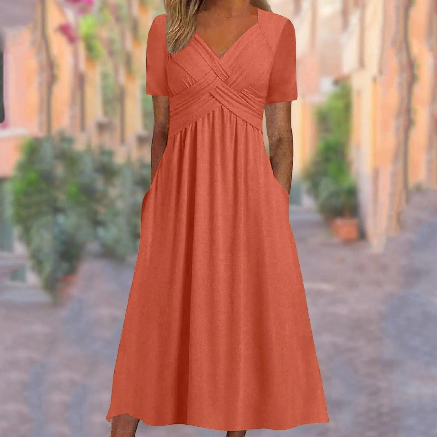 Norah - Stilvolles Langes Kleid
