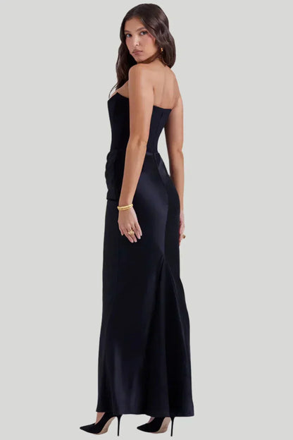Elisabeth - Maxikleid mit schulterfreiem Schnitt für einen stilvollen Look