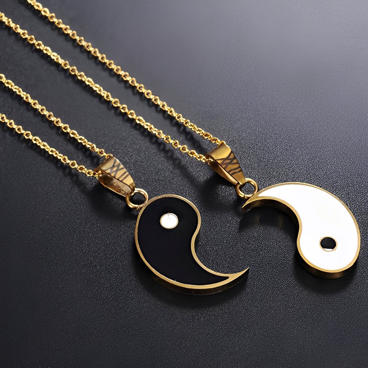 Tao – Halskette Yin Yang trennbar für Paare oder Freunde