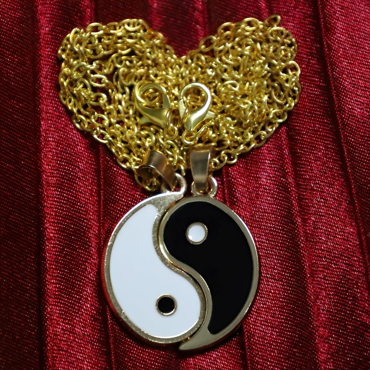 Tao – Halskette Yin Yang trennbar für Paare oder Freunde