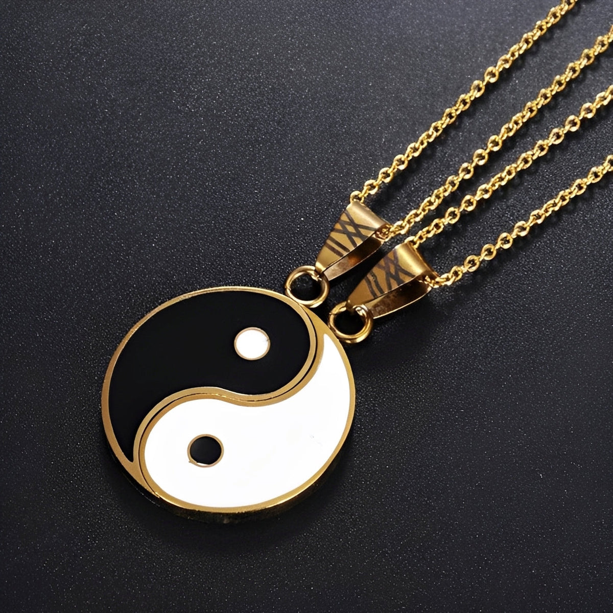 Tao – Halskette Yin Yang trennbar für Paare oder Freunde