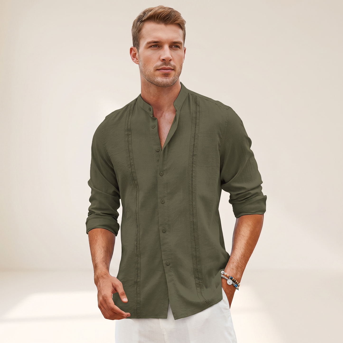 Olivier - Elegantes Besticktes Hemd