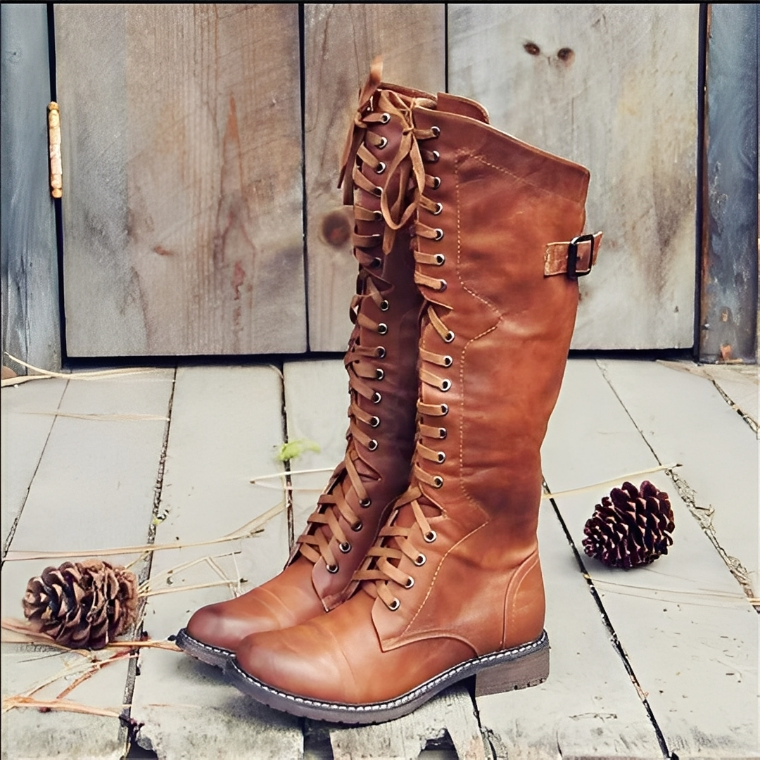 Désirée - Elegante Damen-Schnürstiefeletten