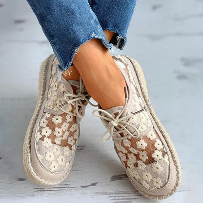 Gloria - Orthopädische leichte Schuhe mit Blumenmuster
