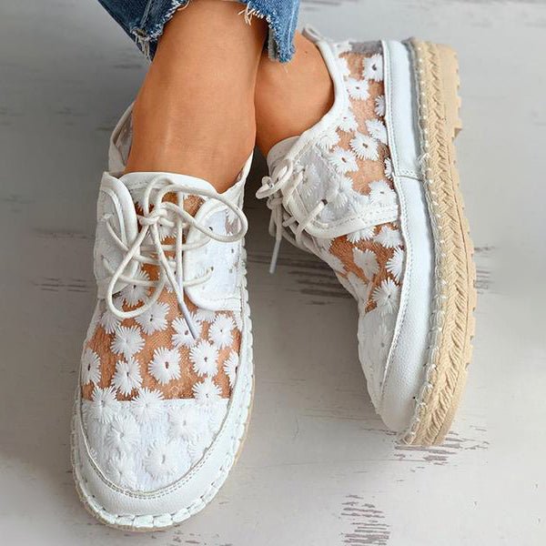 Gloria - Orthopädische leichte Schuhe mit Blumenmuster