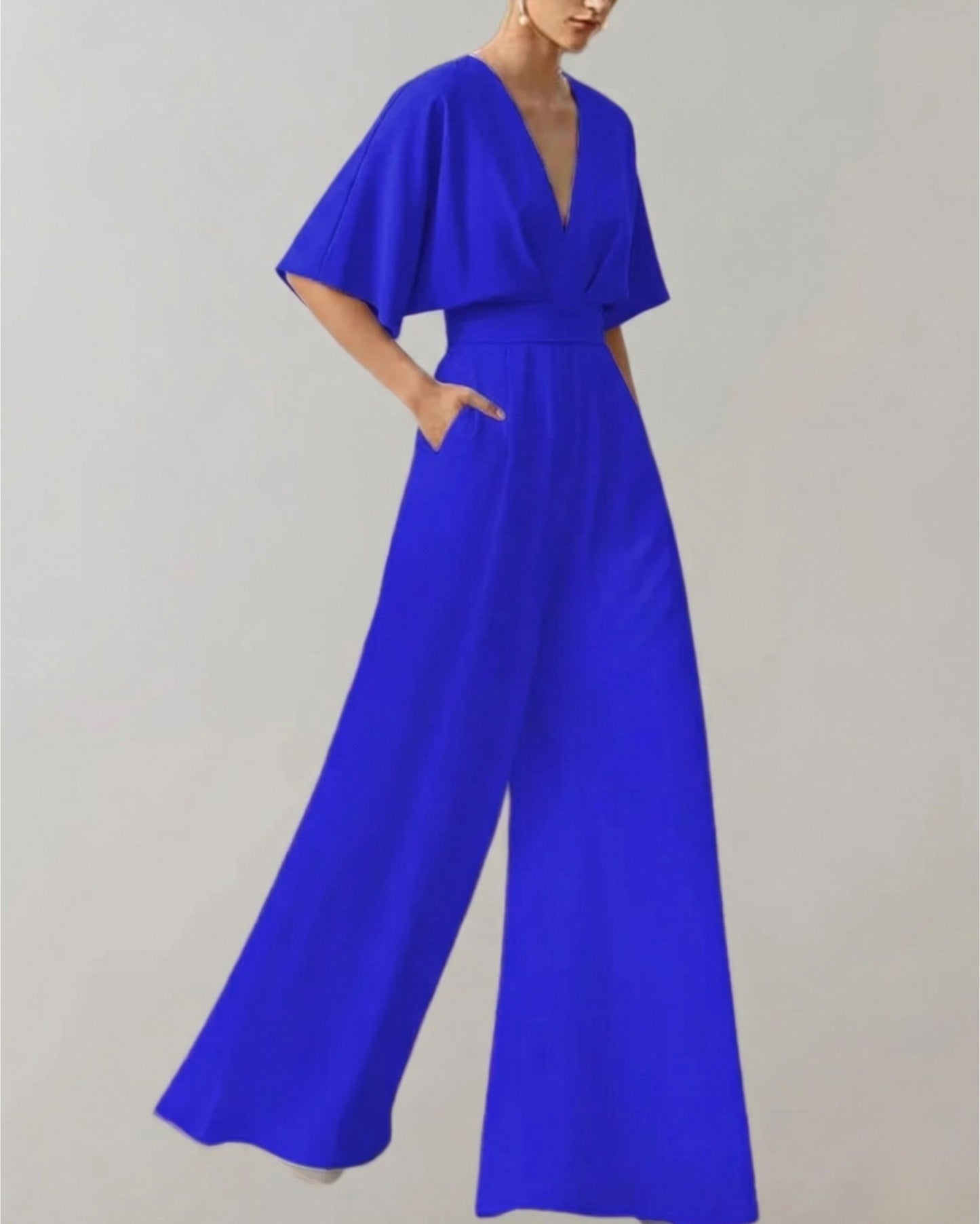 Melanie - Bequemer Overall mit weiten Beinen