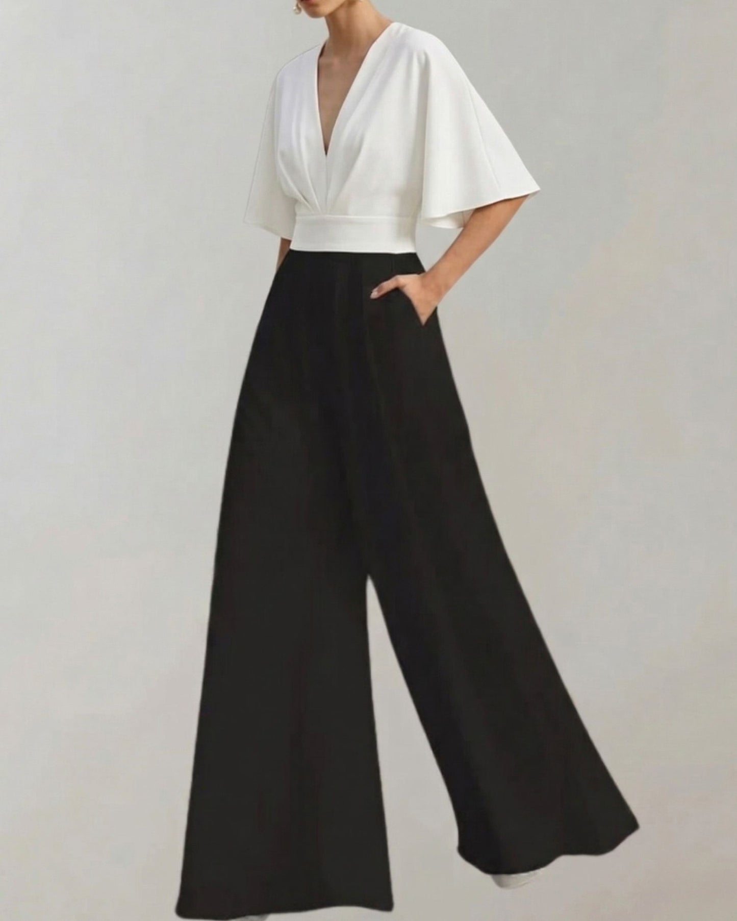 Melanie - Bequemer Overall mit weiten Beinen